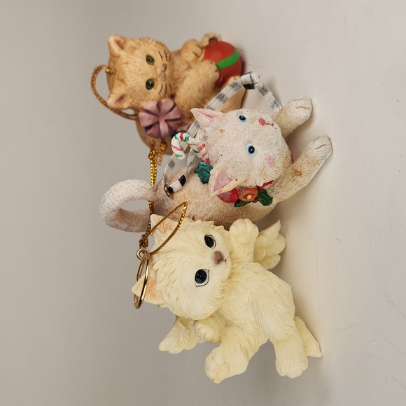 Angel kitty and 2 holiday kitties Ornaments - Picture 11 of 11